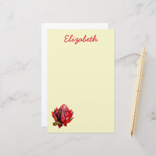 Papelaria Waratah, cor-de-água natural da Austrália