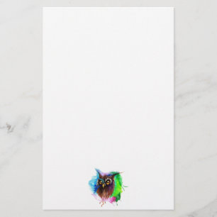 Papelaria Watery Wood Owl