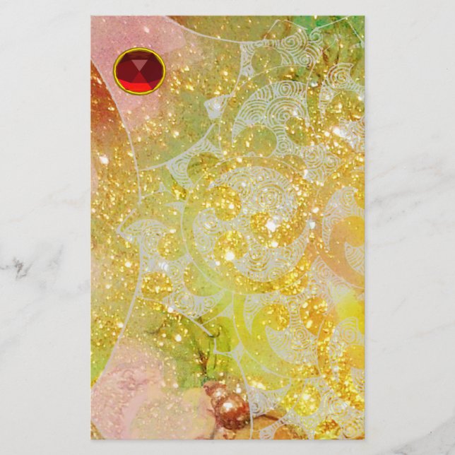 PAPELARIA WAVES RED RUBY (Frente)