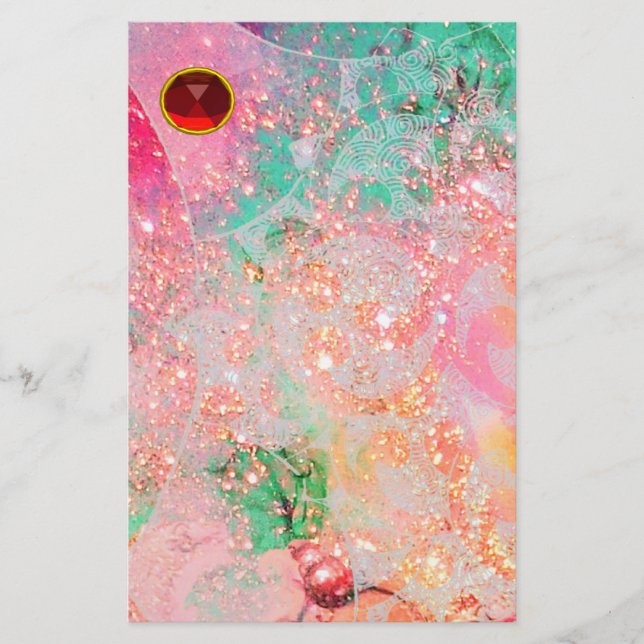 PAPELARIA WAVES RED RUBY (Frente)