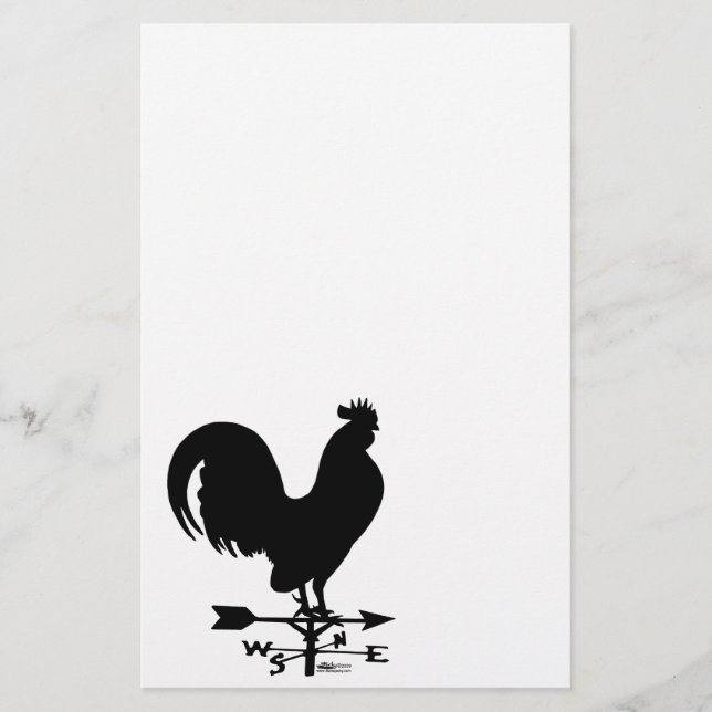 Papelaria Weathervane Rooster (Frente)