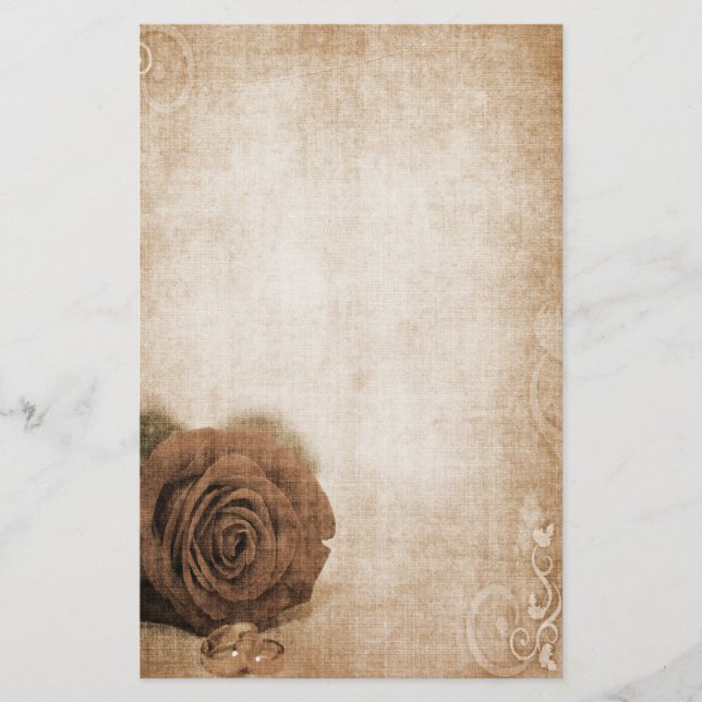 Papelaria Wedding Rosa Vintage (Frente)