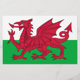 Papelaria Welsh Flag (País de Gales) (Welsh Dragon)