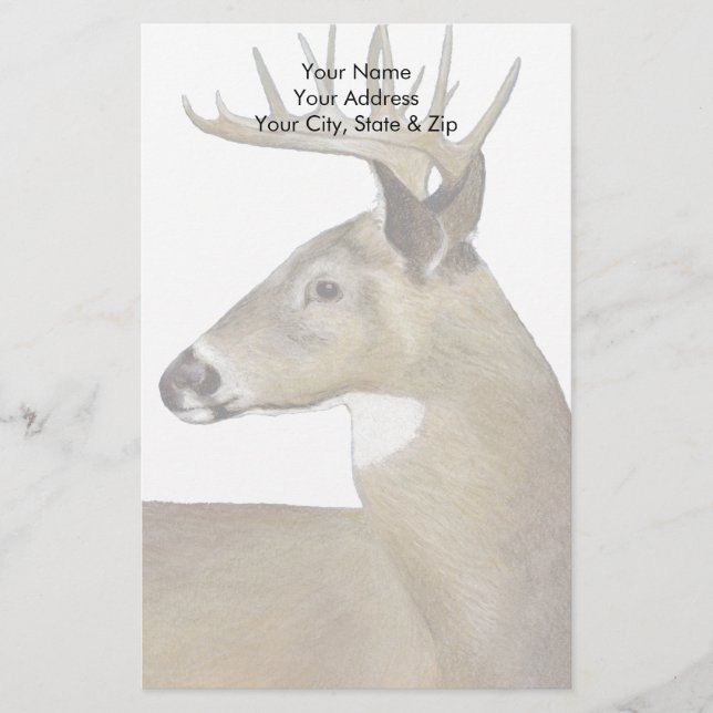 Papelaria White Tail Buck (Frente)