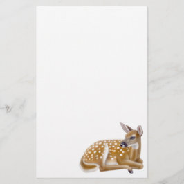 Papelaria Whitetail Deer Fawn Stationery