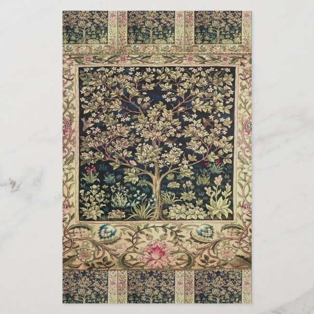 Papelaria Willam Morris belos designs e criações, Vint (Frente)