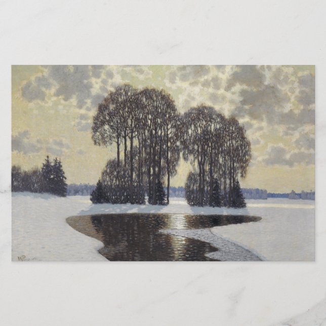 Papelaria Winter (por Vilhelms Purvitis) (Frente)