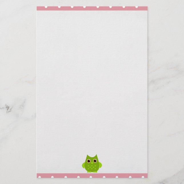 Papelaria Wise Owl (Frente)