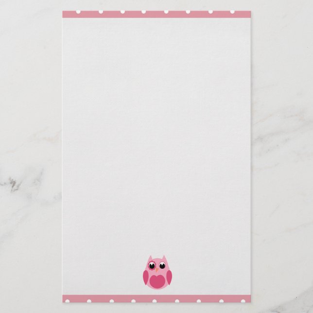 Papelaria Wise Owl (Frente)