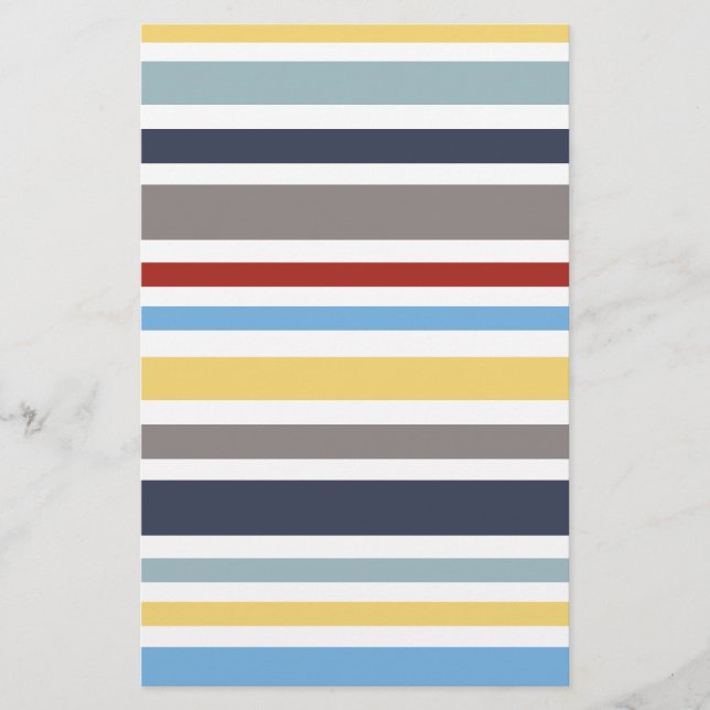 Papelaria wonz stripes nautical By Shirt to Design (Frente)