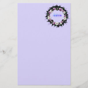 Papelaria Wreath Flowers Greenery Floral Religiosa Arte de P