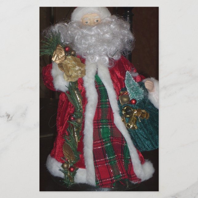 Papelaria Xadrez Real Papais noeis Hohoho Feliz Natal (Frente)