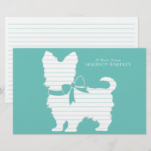 Papelaria Yorkshire Terrier Dog Puppy Yorkie