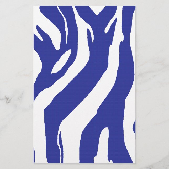 Papelaria Zebra azul (Frente)