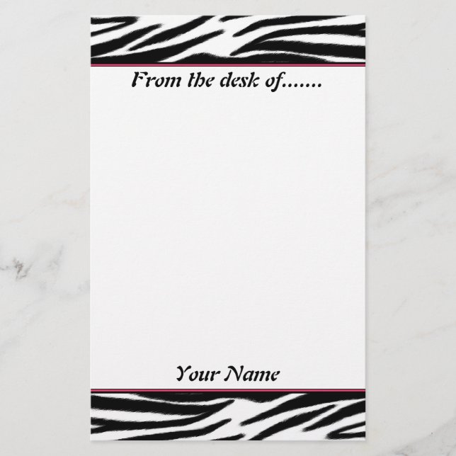 Papelaria Zebra Stationery (Frente)
