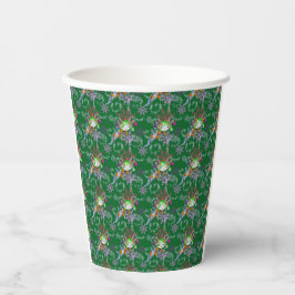 Paper cups with axolotl