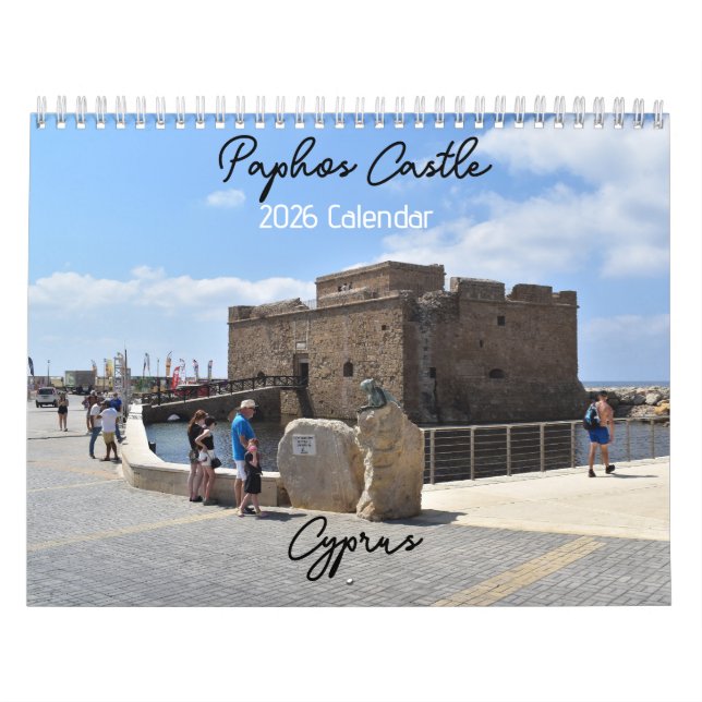 Paphos Castle visualiza Calendário de PaphosLife (Capa)