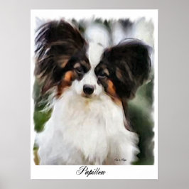 Papillon Art Impressão