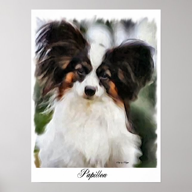 Papillon Art Impressão (Frente)