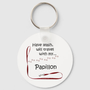 Papillon Viagem Leash - Chaveiro