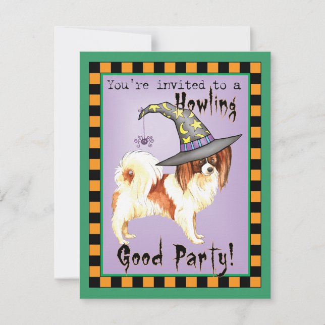 Papillon Witch Convite (Frente)