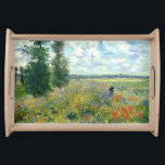 Papoilas de Monet que servem a bandeja<br><div class="desc">O d'Argenteuil dos pres do perito em software Coquelicots campeões" de Claude Monet do CAMPO dos "da PAPOILA de MONET,  campo das papoilas aproxima Argenteuil - 1875.</div>