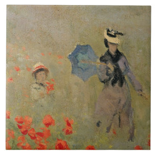 Papoilas selvagens de Claude Monet , perto de