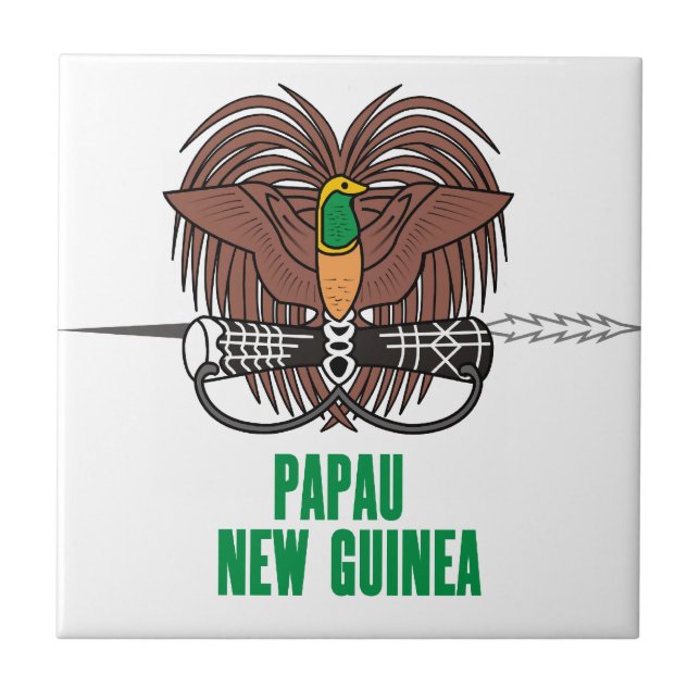 PAPUÁ-NOVA GUINÉ - emblema/bandeira/brasão/símbolo (Frente)