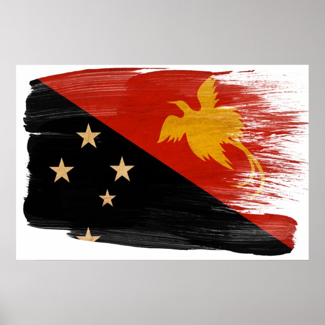 Papua-Nova Guiné Posters de Sinalizador (Frente)