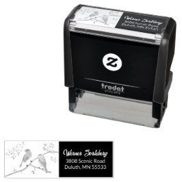 Par de Carimbo de Autotinta Bluebird