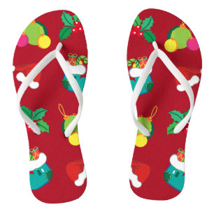 Par de Chinelos de Natal