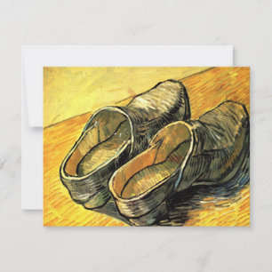 Par de Couro Clogs de Vincent van Gogh