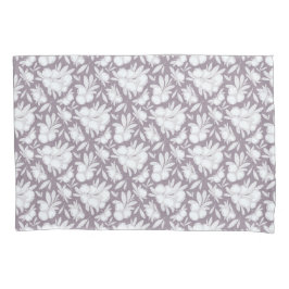 Par de esboço de berço botânico de travesseiros