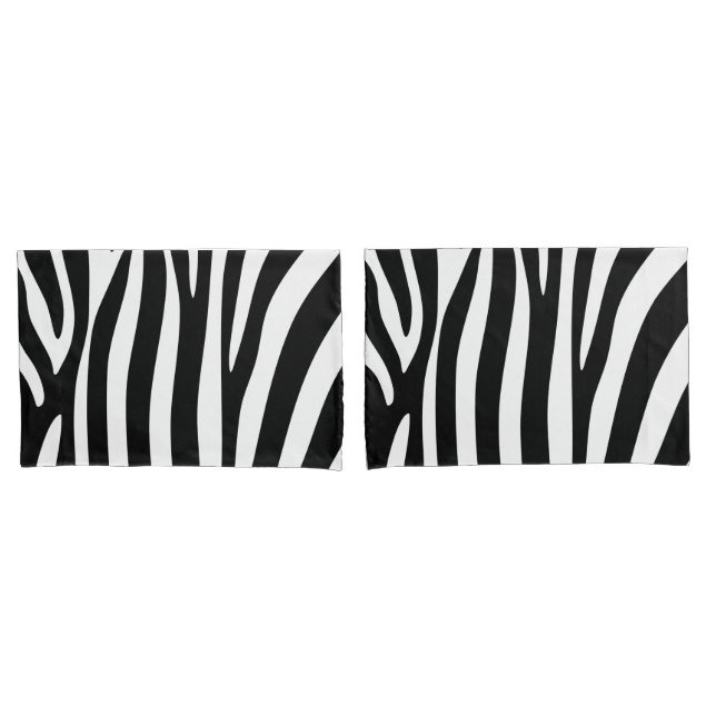Par de fronhas - Estampa de Zebra (Frente - conjunto)