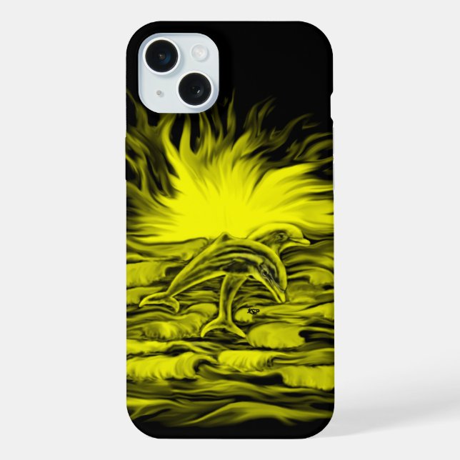 Par de golfinho à luz do sol (Verso)