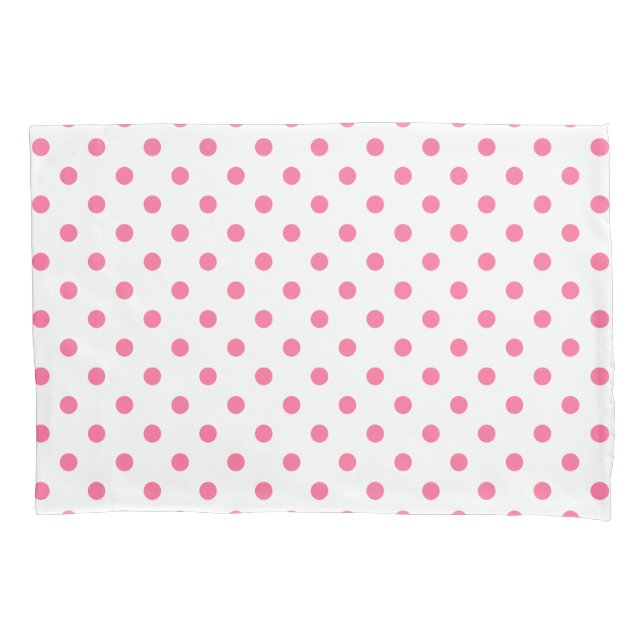 Par de Padrões de Polkadots Rosa das Bolsas (Frente)