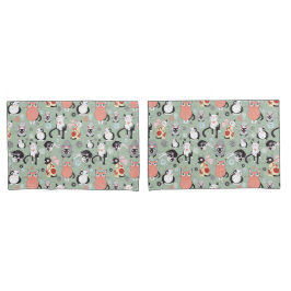 Par Gato Bonito de Pillowcase