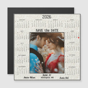 Par Ivory Save the Date Casal Noivado