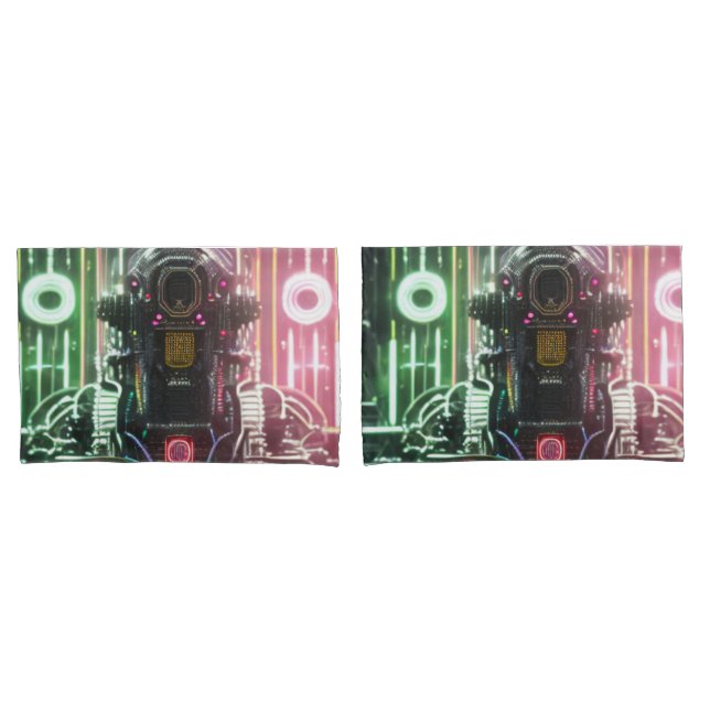 Par robô 1 de estacas brancas padrão (Frente - conjunto)