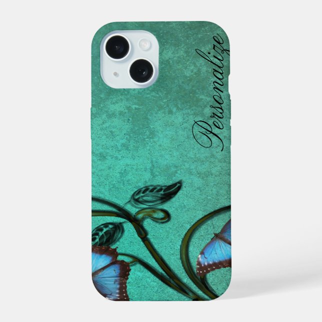 Par Teal Butterfly (Verso)