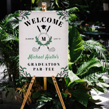 Par-Tee de Graduação do Monograma de Golf