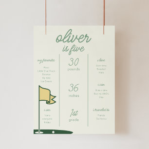 Par-Tee Golf Themed Poster