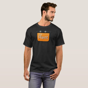 Para a camisa do aluguel, para a venda!