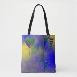 "Para A Lua Com Amor" Tote Bag