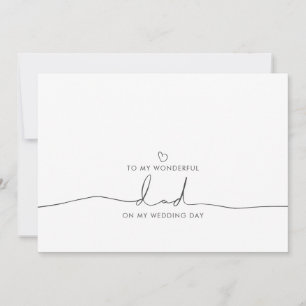 Para A Mensagem De Pai Da Manhã De Casamento