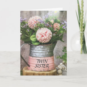 PARA A MINHA INCRÍVEL **IRMÃ GÊMEA** CARTÃO DE ANI