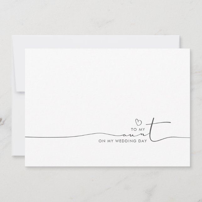 Para A Minha Tia De Casamento De Manhã Bonita (Frente)