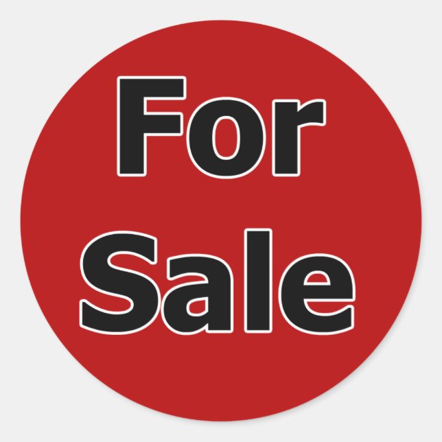 Para adesivos de venda (Frente)