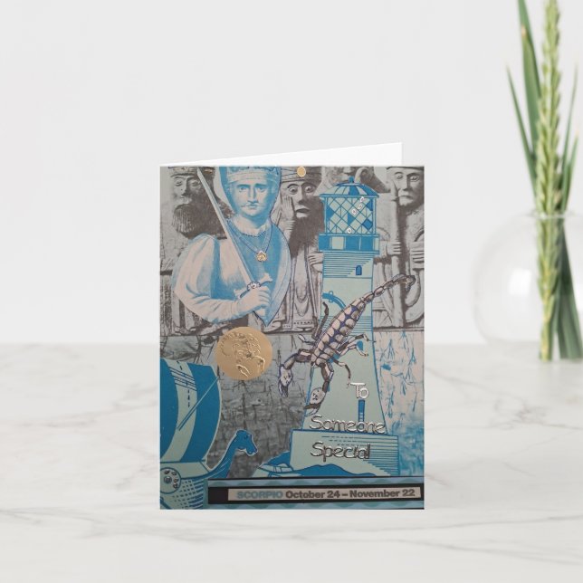 Para Alguém - Cartão Especial - Scorpio (Frente)