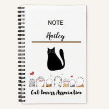 Para amantes de gatos - Caderno Espiral